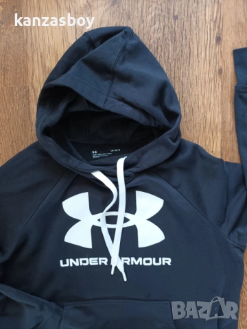 Under Armour Fleece Big Logo Hoodie - страхотно мъжко горнище р-р L, снимка 4 - Суичъри - 51963453