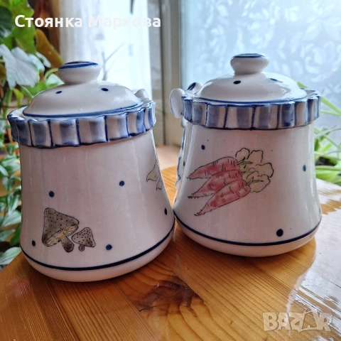 Големи съдове за съхранение на продукти-2 броя, снимка 3 - Аксесоари за кухня - 53138724