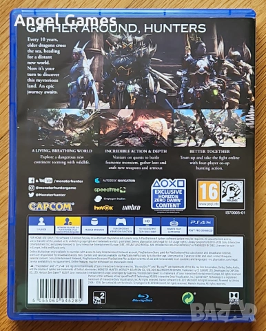 Monster Hunter World PS4 Playstation 4 Плейстейшън 5 PS PS5 диск игра, снимка 2 - Игри за PlayStation - 53430823