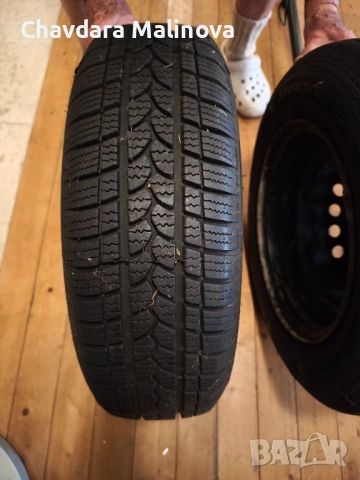 Железни джанти 13 цола с гуми Kormoran 175/70 R13, снимка 5 - Гуми и джанти - 51721409