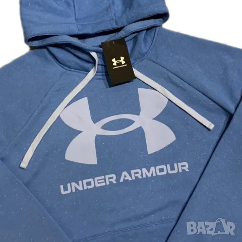 Оригинално мъжко горнище Under Armour Rival Fleece | L размер, снимка 3 - Суичъри - 47963385