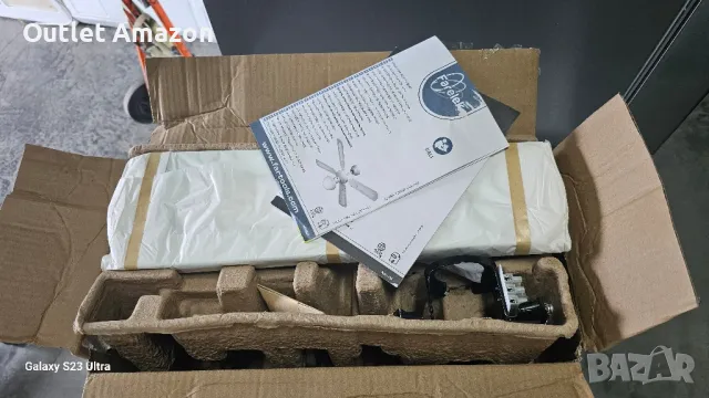 таванен вентилатор с осветление , снимка 3 - Вентилатори - 47299124