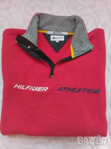 Tommy Hilfiger 100% оригинална мъжка поларена блуза, снимка 4 - Спортни дрехи, екипи - 52606523