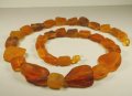 Елегантна красива огърлица от най старият и рядък Балтийски кехлибар 35 грама. , снимка 2