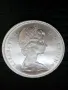 1 долар 1965 година Канада сребро, снимка 5