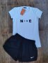 Nike дамски летни екипи - тениска и шорти реплика, снимка 1 - Спортни екипи - 32703868