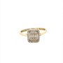 Златен дамски пръстен 1,95гр. размер:57 14кр. проба:585 модел:19944-5, снимка 1