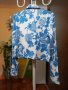 Риза с къдри на сини цветя. Размер М. , снимка 4