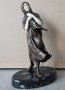 През бурята скулптура стил АРТ ДЕКО Франция 19 век бронз и слонова кост, снимка 1