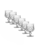 Комплект от 6 бр. чаши за вино със столчета за елегантно сервиране, снимка 1 - Чаши - 44901233