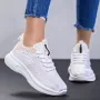 Дамски маратонки White Elegance – Минималистичен стил и лекота D2433-2 White, снимка 3