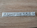 Надпис Mercedes Benz Мерцедес Бенц Kompressor, снимка 2