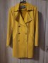 Дамско палто в цвят горчица, снимка 1 - Палта, манта - 44019999