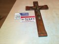 кръст с христос-дърво/мед/месинг-внос франция 2907212043