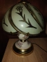Винтидж сензорна настолна лампа (Touch Lamp) с флорални мотиви, снимка 2