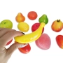 6084 Мини комплект изкуствени плодове за украса, 12 броя, снимка 2