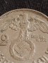 Сребърна монета 2 райхсмарки 1937г. Нацистка Германия Трети Райх с СХВАСТИКА за КОЛЕКЦИЯ 42072, снимка 6