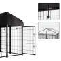 Голяма дворна клетка за куче с покрив / Метално заграждение за куче, снимка 3