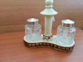 Стара порцеланова поставка за солници, снимка 7