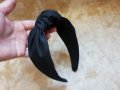 Черна диадема с възел Ръчна изработка Аксесоари за коса , снимка 4