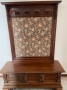 Антични мебели-Италия-Портманто с дърворезба, снимка 1