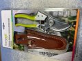 Лозарска ножица Gardex 200 mm с кожен калъф , снимка 1 - Други инструменти - 43479751