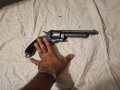 Конфедерален граждански военен револвер LeMat. Реплика на пистолет с барабан 