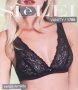 Дантелен черен сутиен бюстие бралета без банел SIELEI, снимка 2