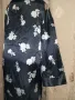 L/2XL Черен сатенен халат на цветя , снимка 5