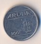 Остров Аруба 25 цента 2005 година, снимка 1 - Нумизматика и бонистика - 32422905