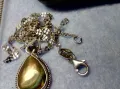 ПРЕКРАСЕН СРЕБЪРЕН МЕДАЛЬОН СРЕБРО 925 с КРАЛСКИ СЕДЕФ и СРЕБЪРНА 925 ВЕРИЖКА с БЯЛА ПОЗЛАТА 45707, снимка 12