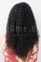 Kъдрава черна лейс фронт перука Жанет, снимка 5