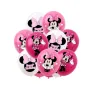 Мини Маус Minnie Mouse розов бял латекс балон балони парти рожден ден, снимка 1