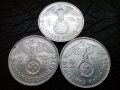 2 марки 1937 , 1938 , 1939 година сребро, снимка 1 - Нумизматика и бонистика - 43602720