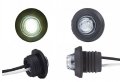 1 бр. кръгли LED ЛЕД габарити БЕЛИ за ролбар Eagle Eye 12-24V , Полша, снимка 4