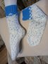 Ръчно плетени дамски чорапи размер 37, снимка 1 - Дамски чорапи - 39452400