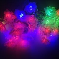 Коледни LED лампички цветя, снимка 5 - Декорация за дома - 38522465