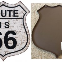 Метална табела ROUTE 66 US MAP, снимка 1 - Колекции - 28301669