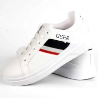 ПРОМО 🍊 U.S. POLO® 🍊 Оригинални спортно елегантни кожени обувки с лого № 44 нови с кутия, снимка 4 - Спортно елегантни обувки - 28359009