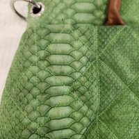 Зелена голяма чанта , снимка 5 - Чанти - 43511074