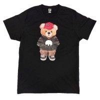 Нова мъжка тениска с Мече (RALPH BEAR) в черен цвят, снимка 1 - Тениски - 43775075