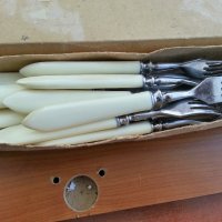 антикварни руски прибори  вилици и ножове , снимка 3 - Антикварни и старинни предмети - 27991275