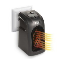 Мини вентилаторна печка Handy Heater, 400W, с таймер, Отопление/Охлаждане, Черен , снимка 2 - Отоплителни печки - 27135898