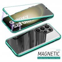 Samsung Galaxy S23 Ultra / S23+ / S23 / Двоен 360 градуса магнитен кейс калъф, снимка 1 - Калъфи, кейсове - 39594211