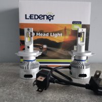 Ledener LED Canbus крушки Н1 Н4 H7 H11 НВ4 40W 7000LM 6000K, снимка 3 - Аксесоари и консумативи - 43760022