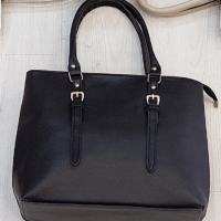 Дамска стилна чанта с двойна катарама 43/30см, снимка 2 - Чанти - 44900186