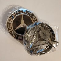 Капачки за джанти за Mercedes-Benz W203/W204/W209/W210/W211/W212, 75mm, снимка 4 - Аксесоари и консумативи - 28136922