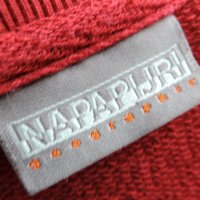 Napapijri Men's Red Long Sleeve Full Zipped Casual Track Jacket  - мъжко горнище размер L, снимка 13 - Суичъри - 43252709