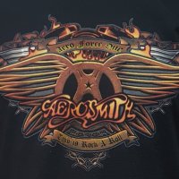 Нова мъжка тениска с дигитален печат на музикалната група AEROSMITH (Аеросмит), снимка 2 - Тениски - 27847464
