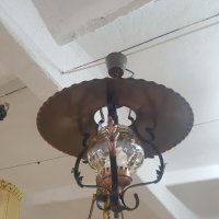 Абажур от ковано желязо, снимка 3 - Лампи за таван - 33225609